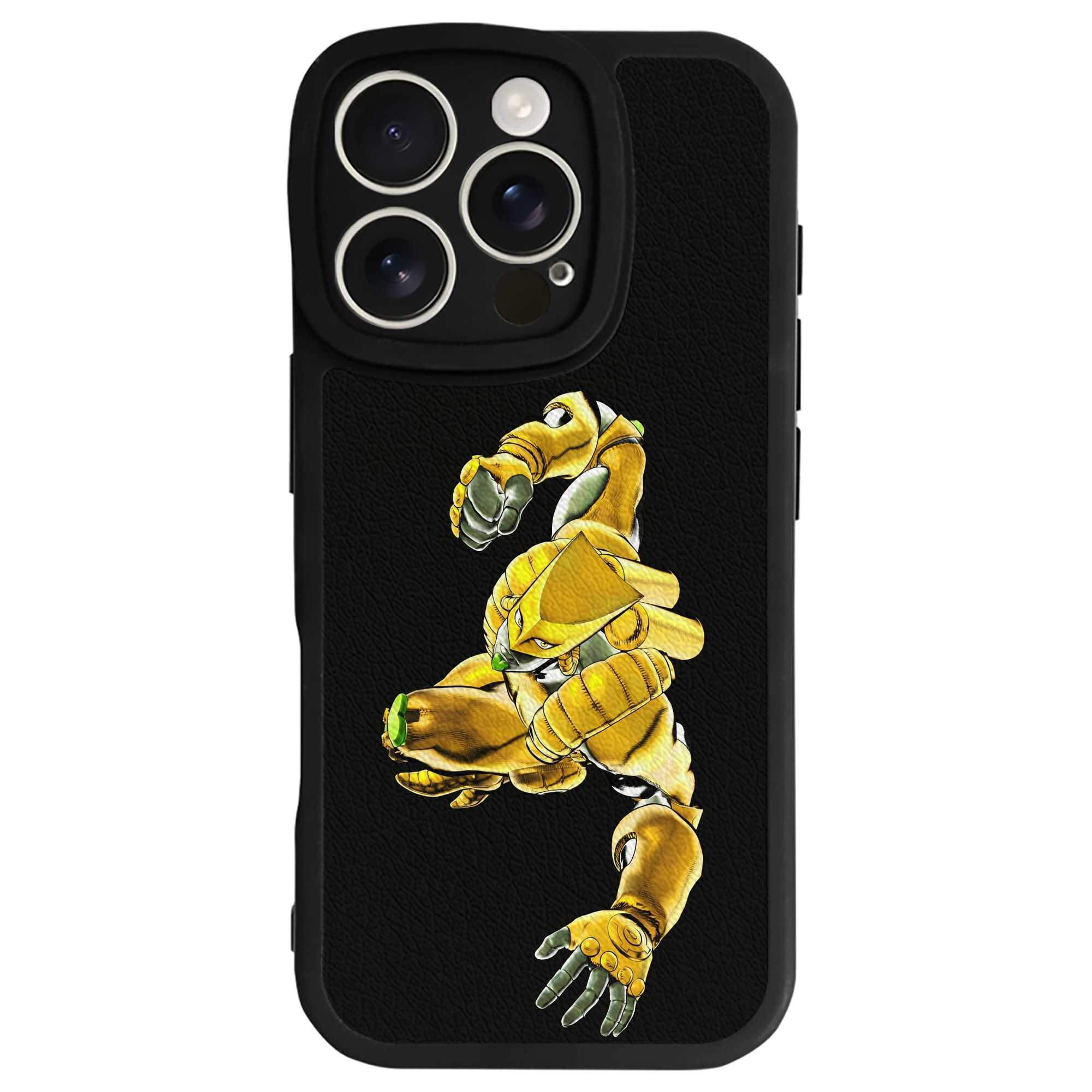 （画像用） ジョジョの奇妙な冒険 ディオ?ブランドー JoJo's Bizarre Adventure Dio Brando 【iPhone 16シリーズ対応】シリコンスマホケース（レザー調） 材質：シリコン